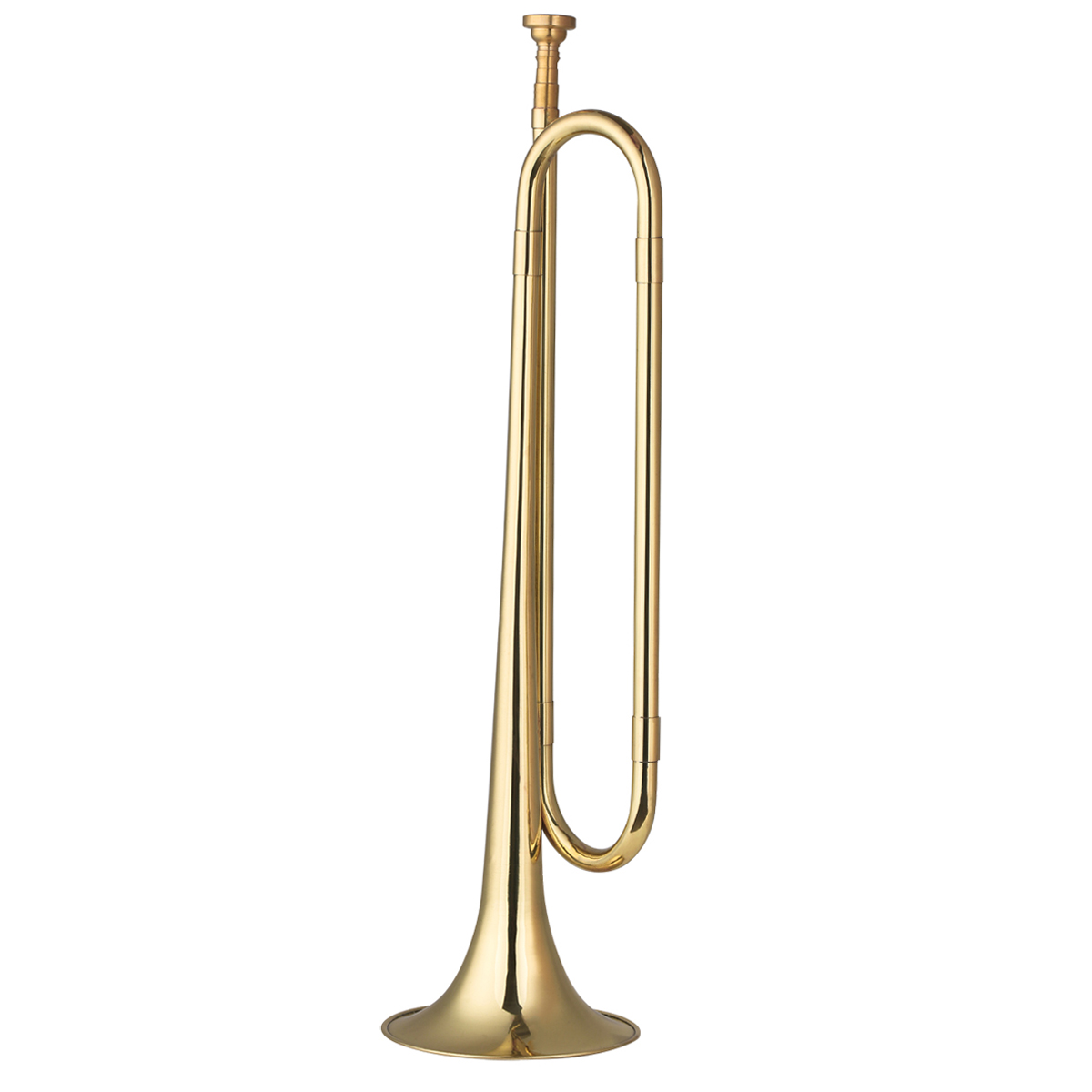 Musical Instrument Bugle - بوق نحاسي مطلي بالذهب ، بوق