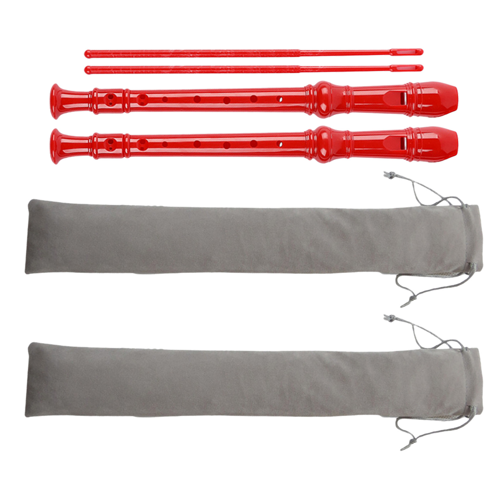 Soprano Recorder Plastic - مجموعة من 2 قطعة من آلات