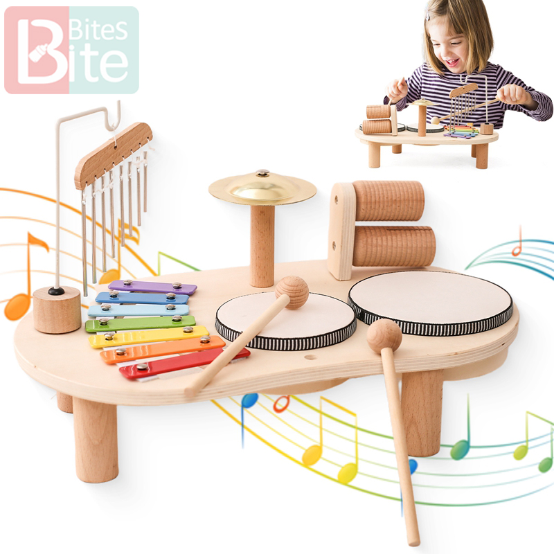 Musical Instrument Harmonium - ألعاب تعليمية للأطفال أجراس إيوليان خشبية