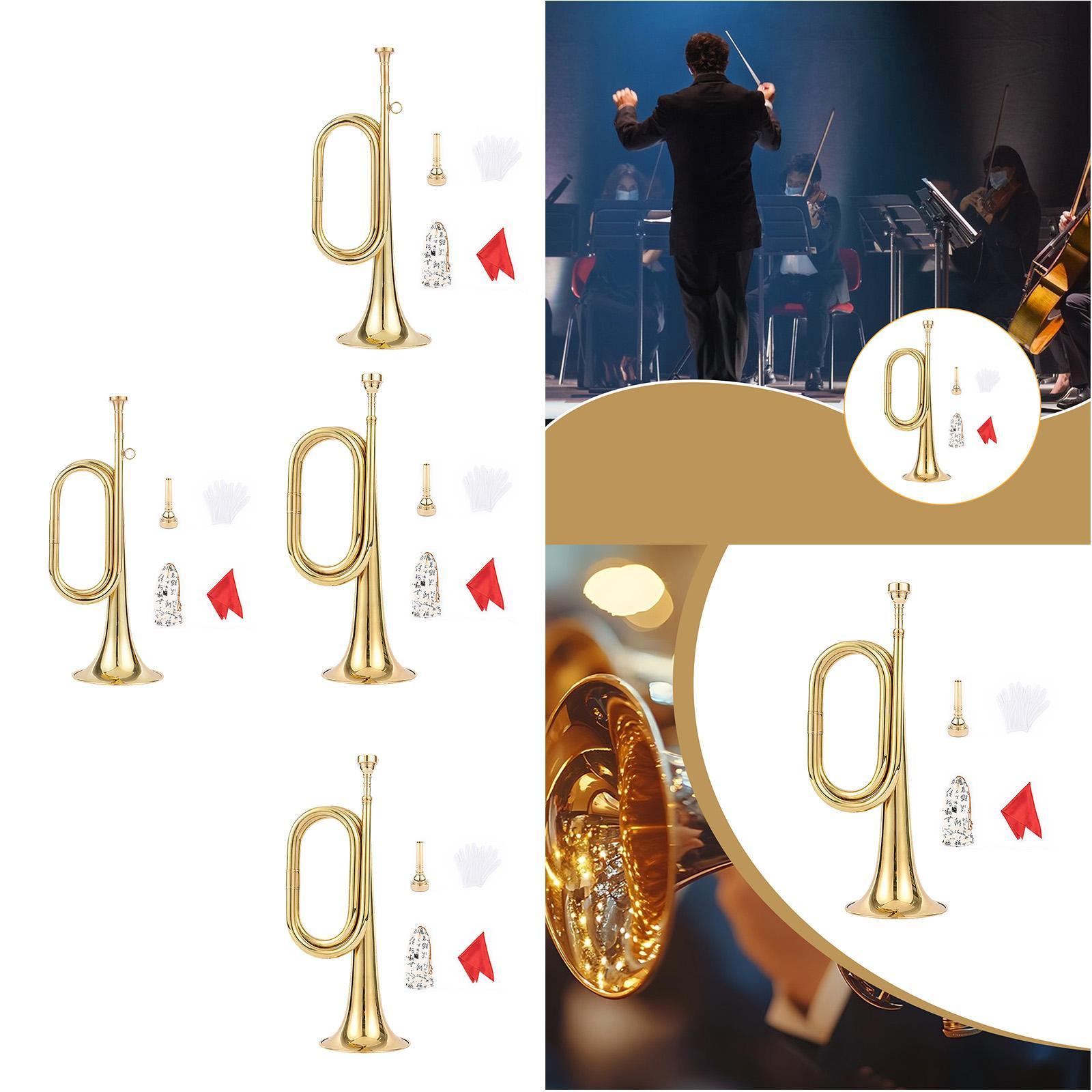 بوق نحاسي للعزف، آلة موسيقية ل - مراجعة Musical Instrument Bugle وسعره