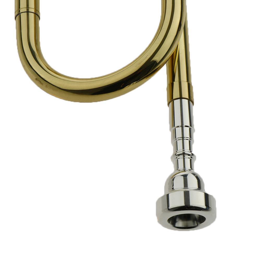 بوق نحاسي ذهبي للأطفال، آلة مو - مراجعة Musical Instrument Bugle وسعره