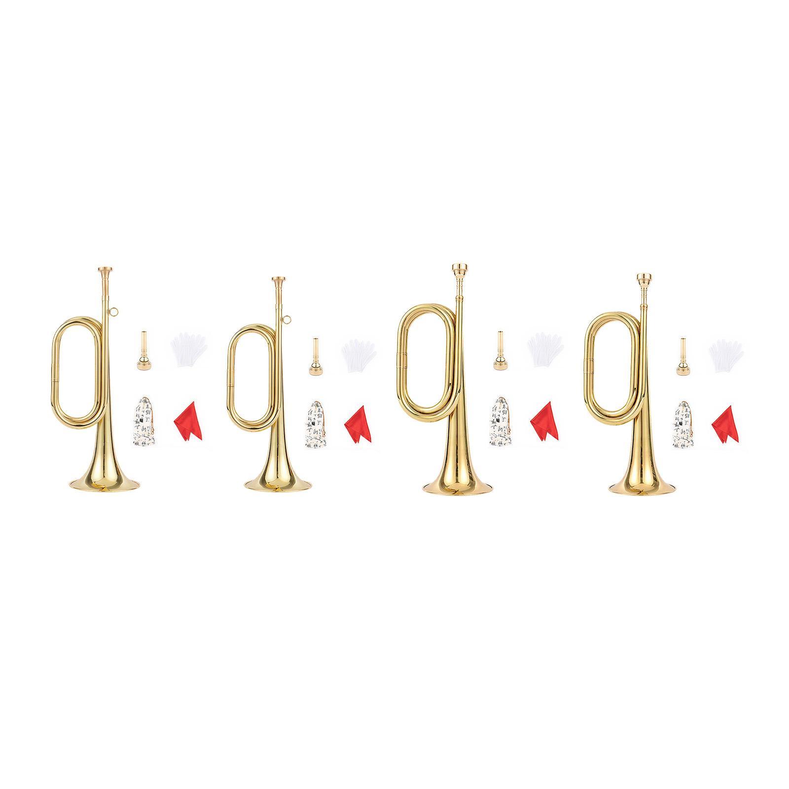 بوق مع قفازات، آلة موسيقية نحا - مراجعة Musical Instrument Bugle وسعره