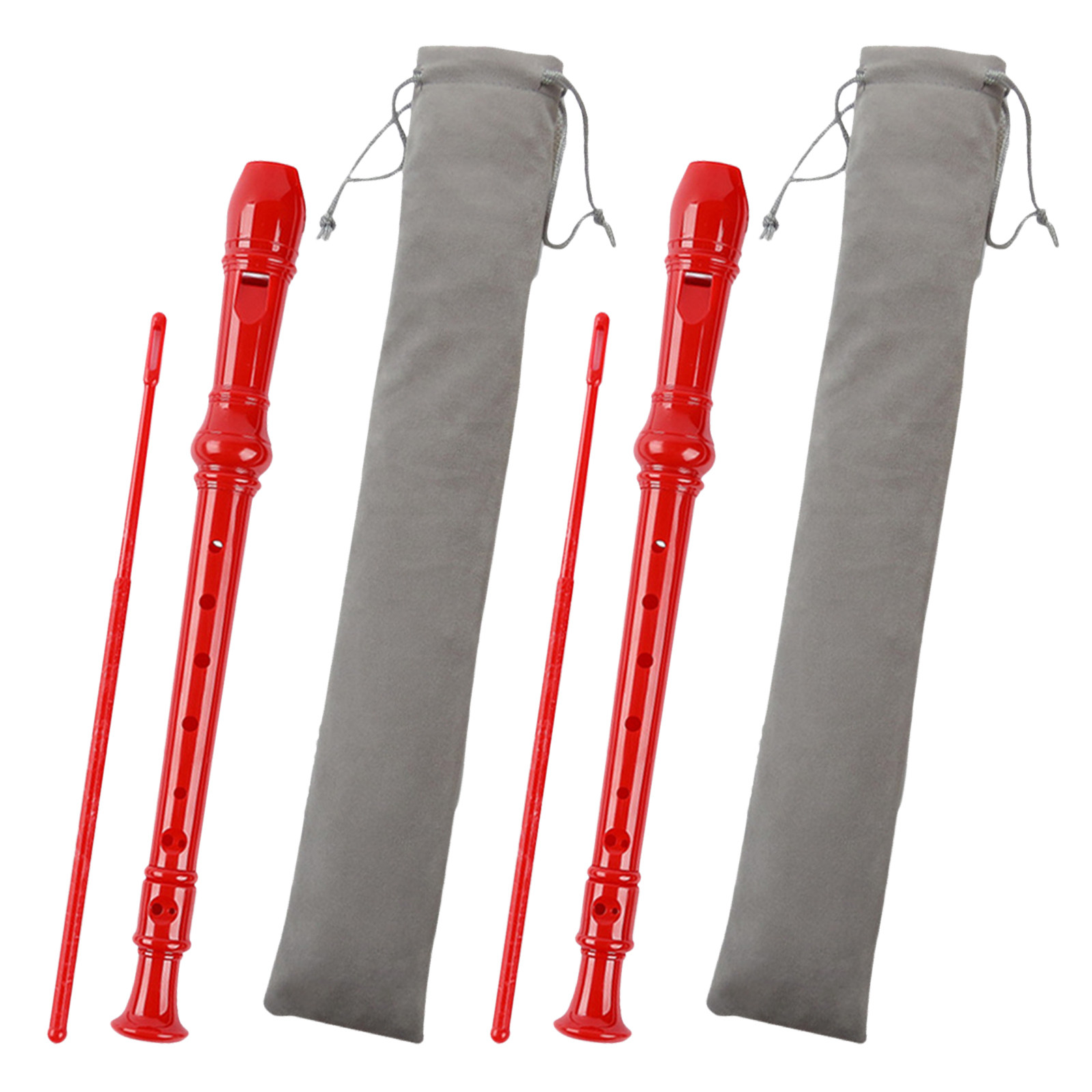 مجموعة من 2 قطعة من آلات النفخ - مراجعة Soprano Recorder Plastic وسعره