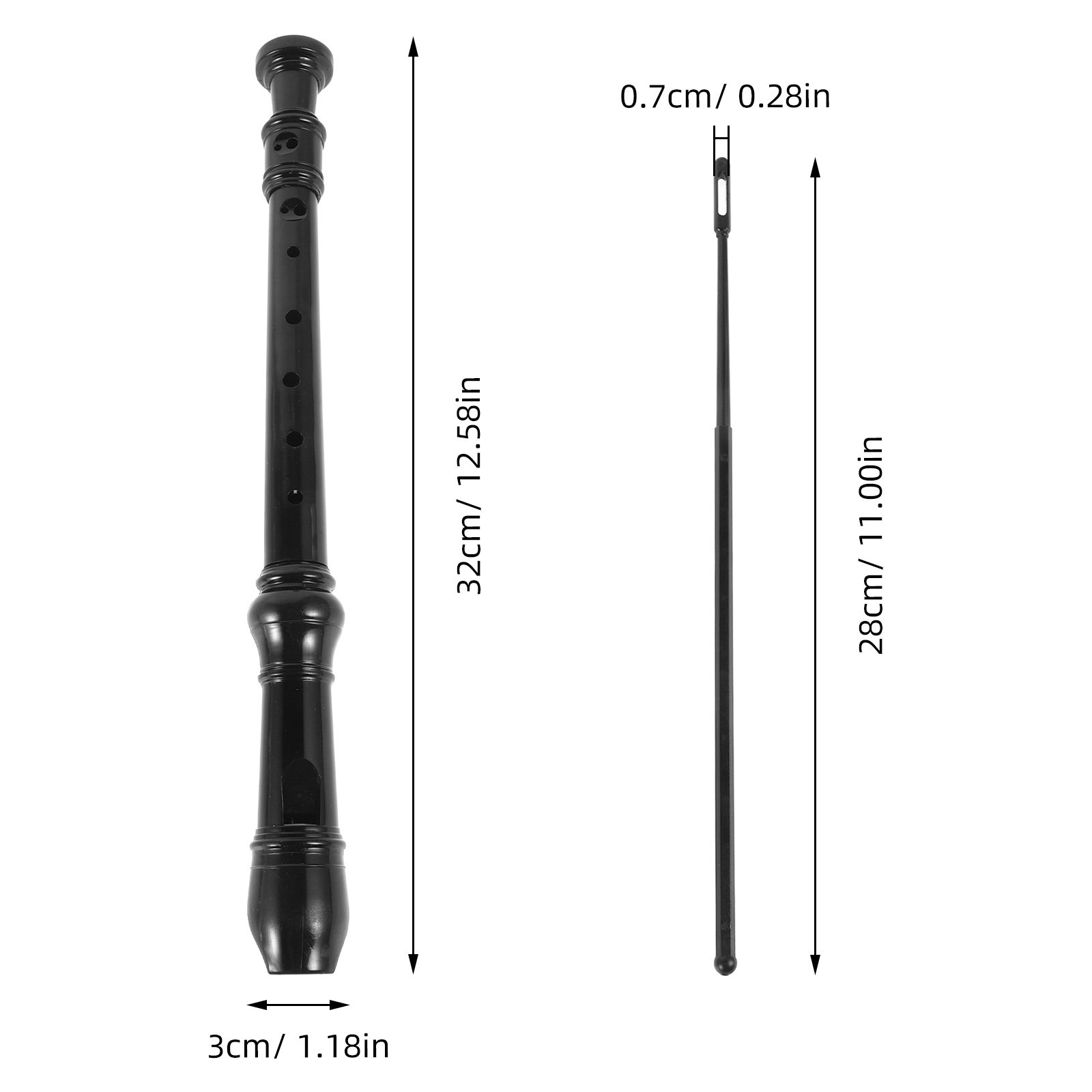آلة موسيقية من البلاستيك ABS،  - مراجعة Soprano Recorder Plastic وسعره