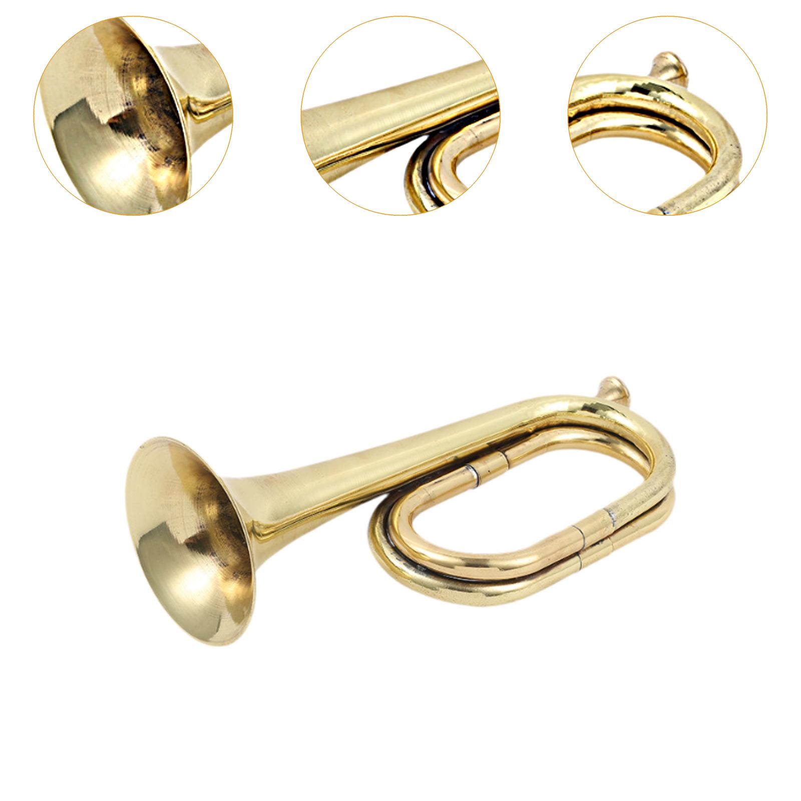 النحاس بوق البوق الدعامة آلة م - مراجعة Musical Instrument Bugle وسعره