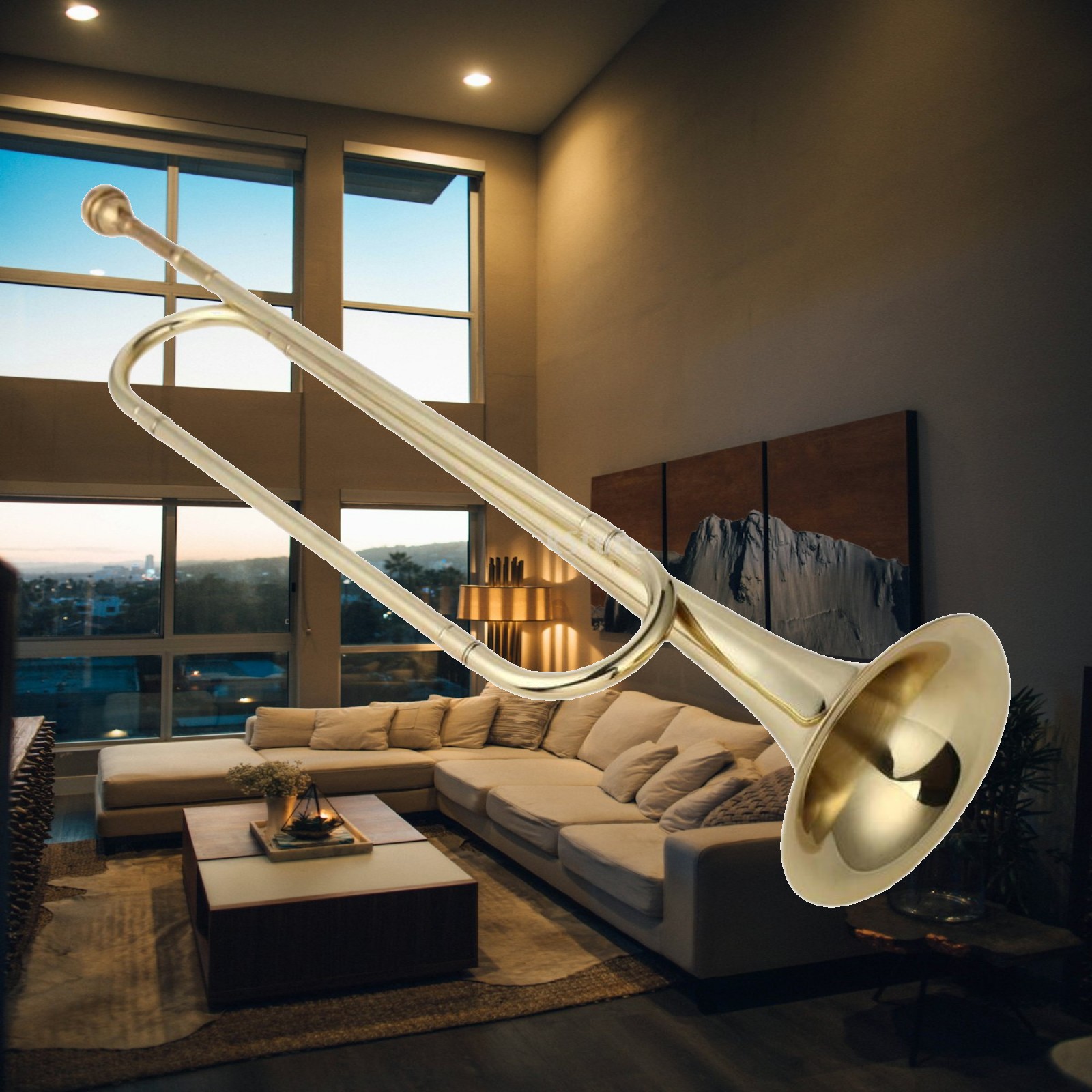 بوق بـ B Flat، بوق فرقة الشباب - مراجعة Musical Instrument Bugle وسعره