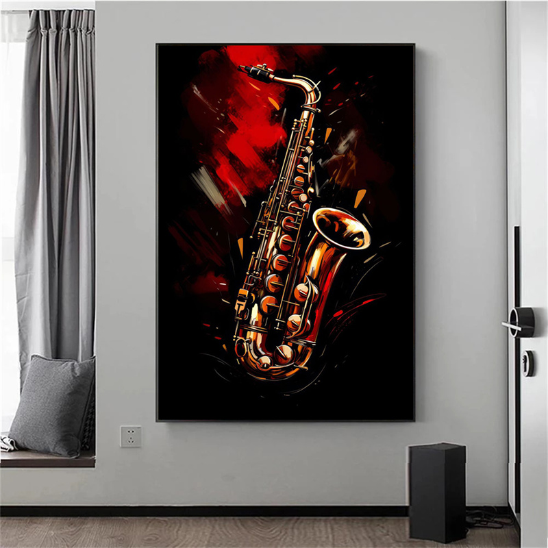 لوحات فنية تجريدية ملونة بدون  - مراجعة Picture Of Musical Instrument وسعره